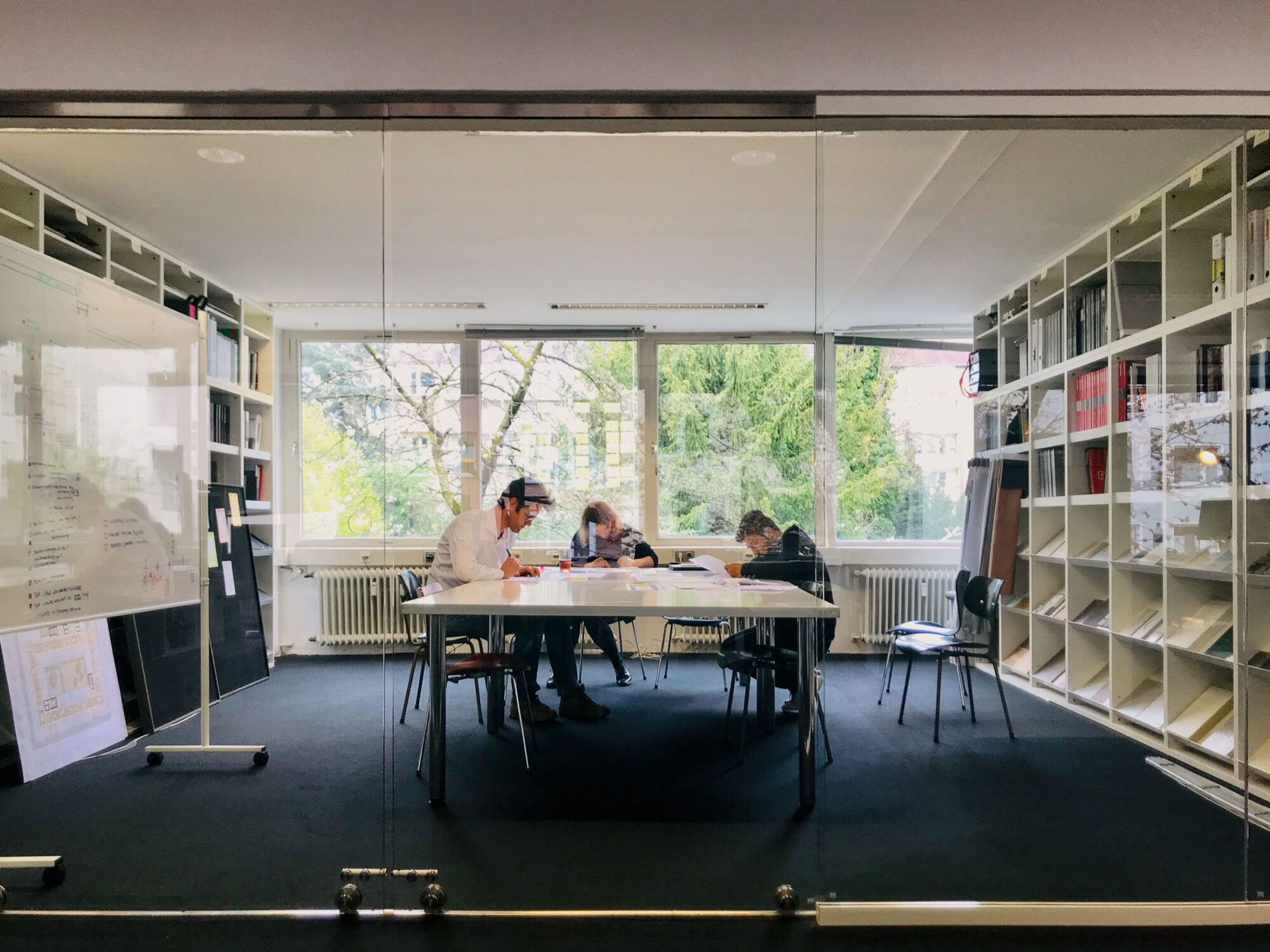 View of the Düsseldorf office of Eller + Eller Architekten