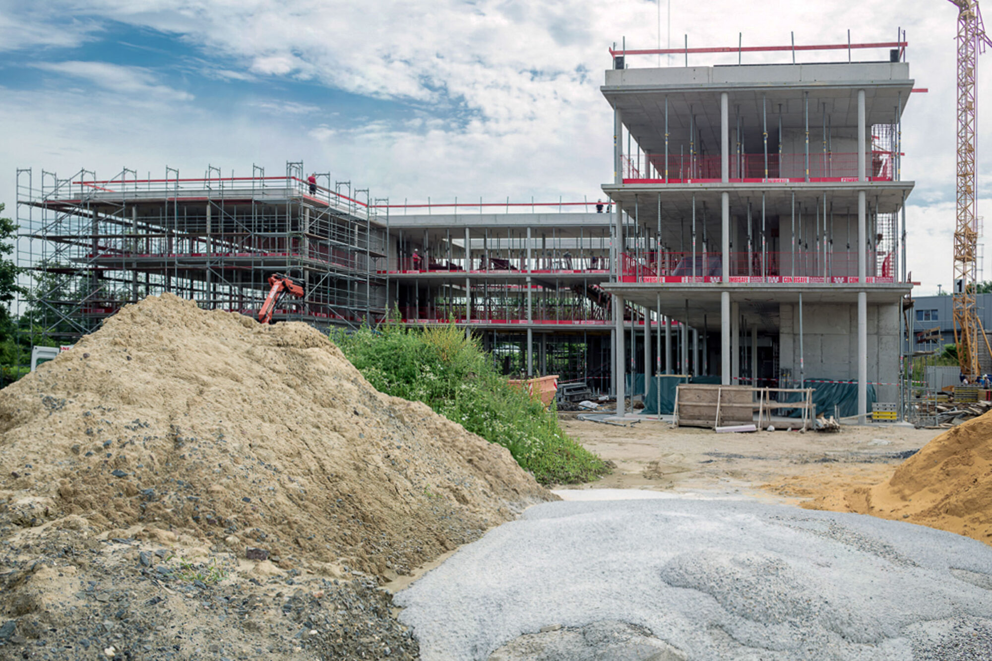 Construction site of the Turck sales and marketing headquarters, Mülheim/Ruhr