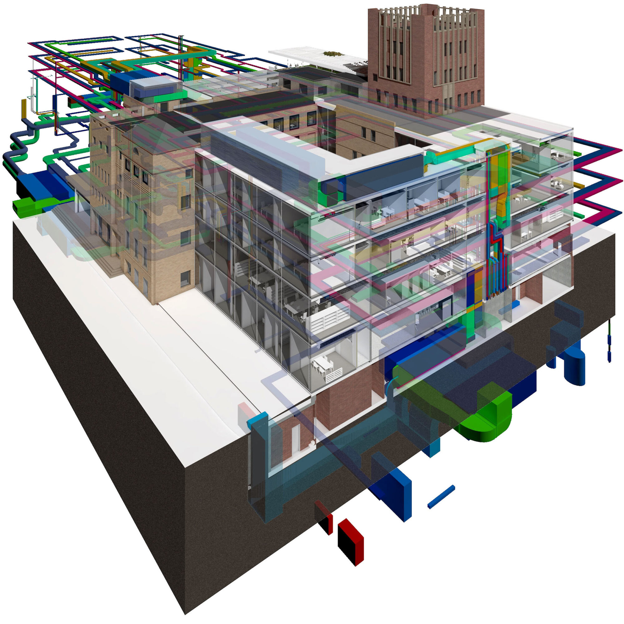 BIM-Ausschnittsmodell von Eller + Eller Architekten